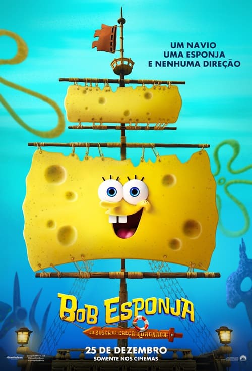 Poster filme Bob Esponja: Em Busca da Calça Quadrada