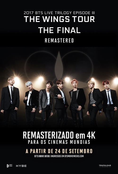 Poster filme BTS 2017 Live Trilogy Episode III: The Wings Tour The Final Remastered