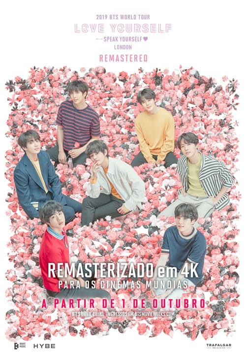 Poster filme BTS 2019 Love Yourself: Speak Yourself London Remastered