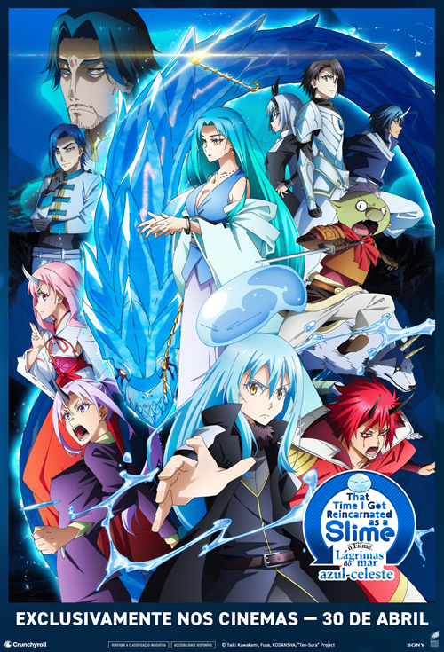 That Time I Got Reincarnated as a Slime o Filme: Lágrimas do Mar Azul-Celeste