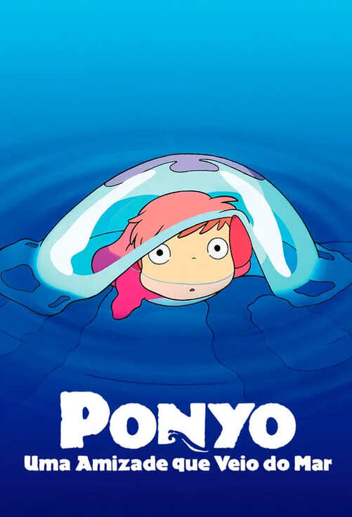 Poster filme Ponyo: Uma Amizade que Veio do Mar - Ghibli Fest